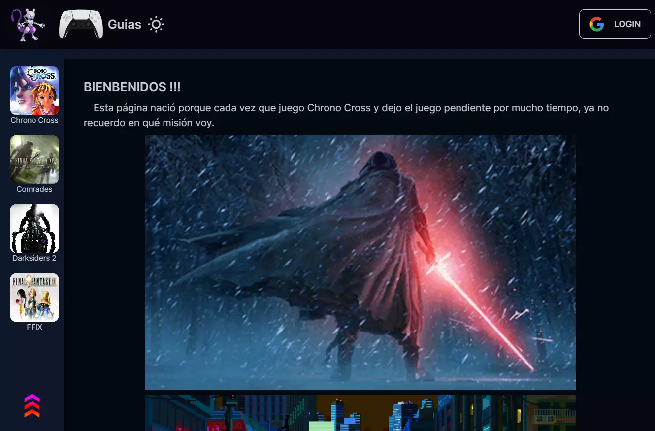 Guides for Games V2 (Angular)